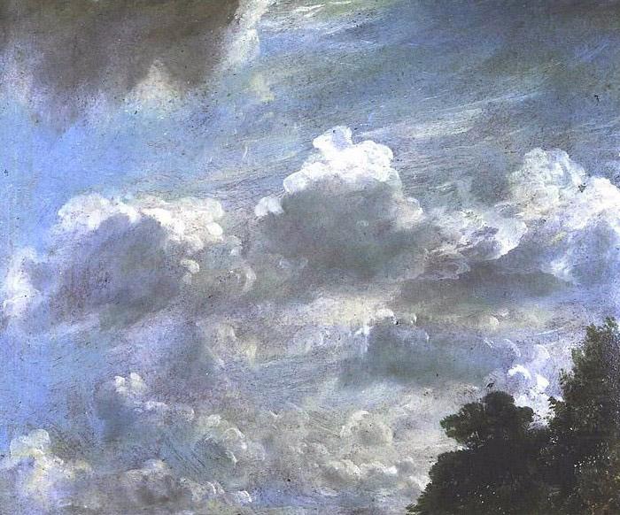 John Constable Cloud Study, Hampstead; Tree at Right, Royal Academy of Arts, London china oil painting image